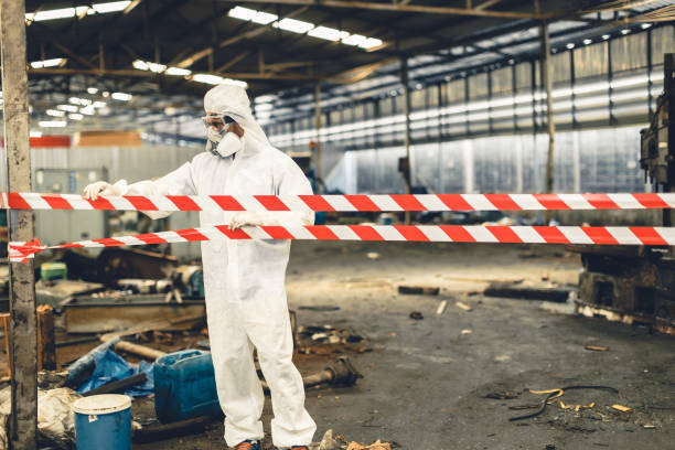 Professional Crime Scene Cleanup technician working in Pomona, NY